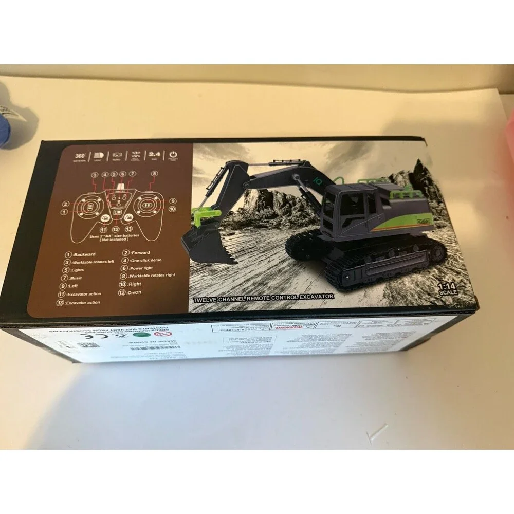 IQKidz 1.14 Scale Excavator 12 Channel Remote Control
